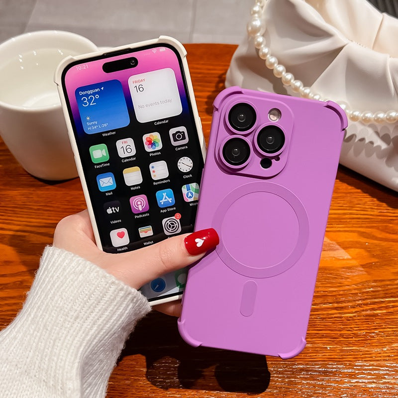 Liquid Silicone Anti-fall Soft Case for iPhone