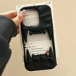 3D Pleated Hollow Tiger Tooth Matte Case For iPhone