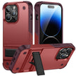 Matte Bracket Shockproof Hard Case For iPhone