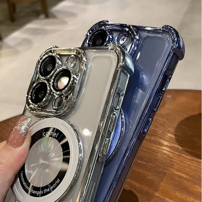 Étui antichoc avec support airbag pour iPhone 