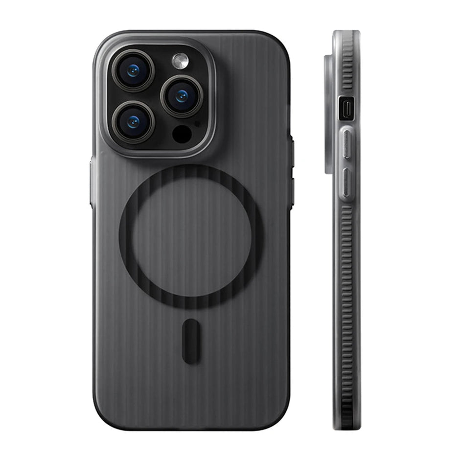 Non-Slip Matte Corrugated Hard Case For iPhone
