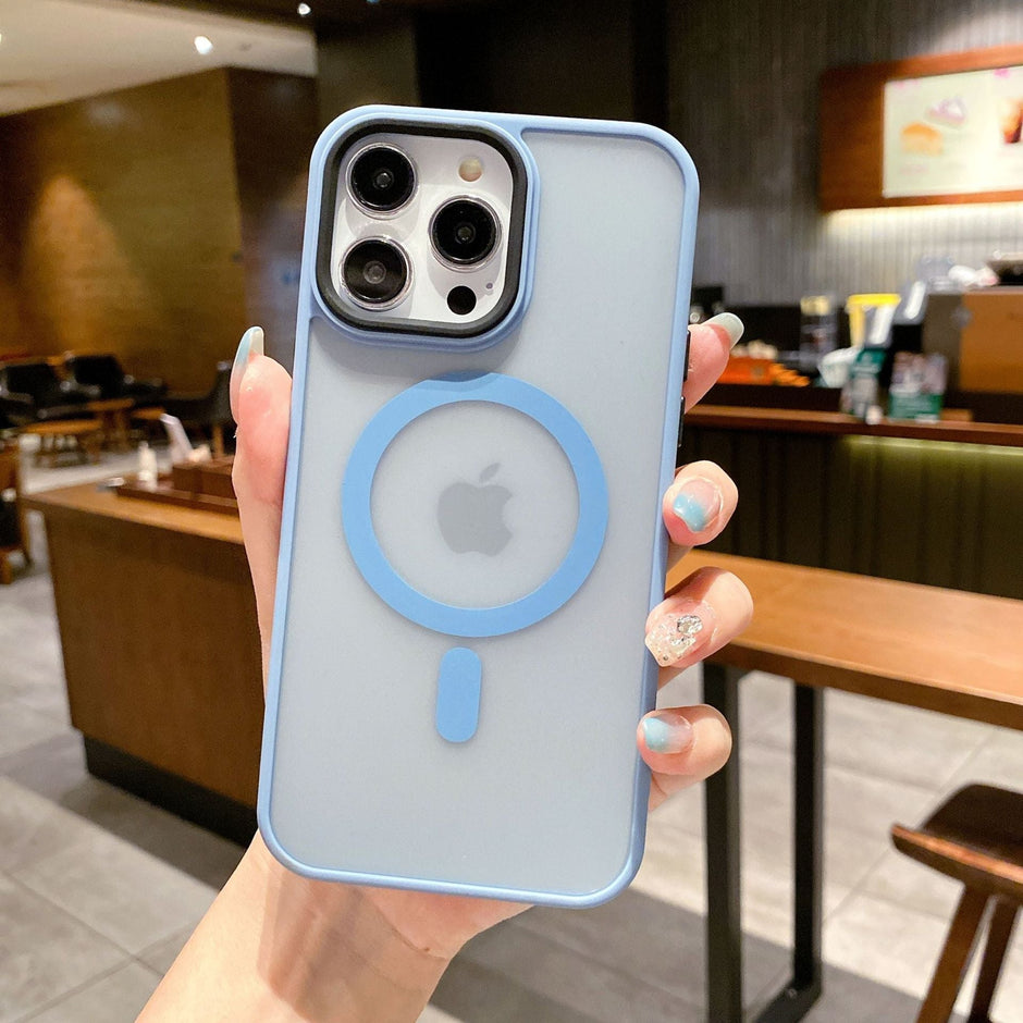 Shockproof Matte Candy Color Case For iPhone