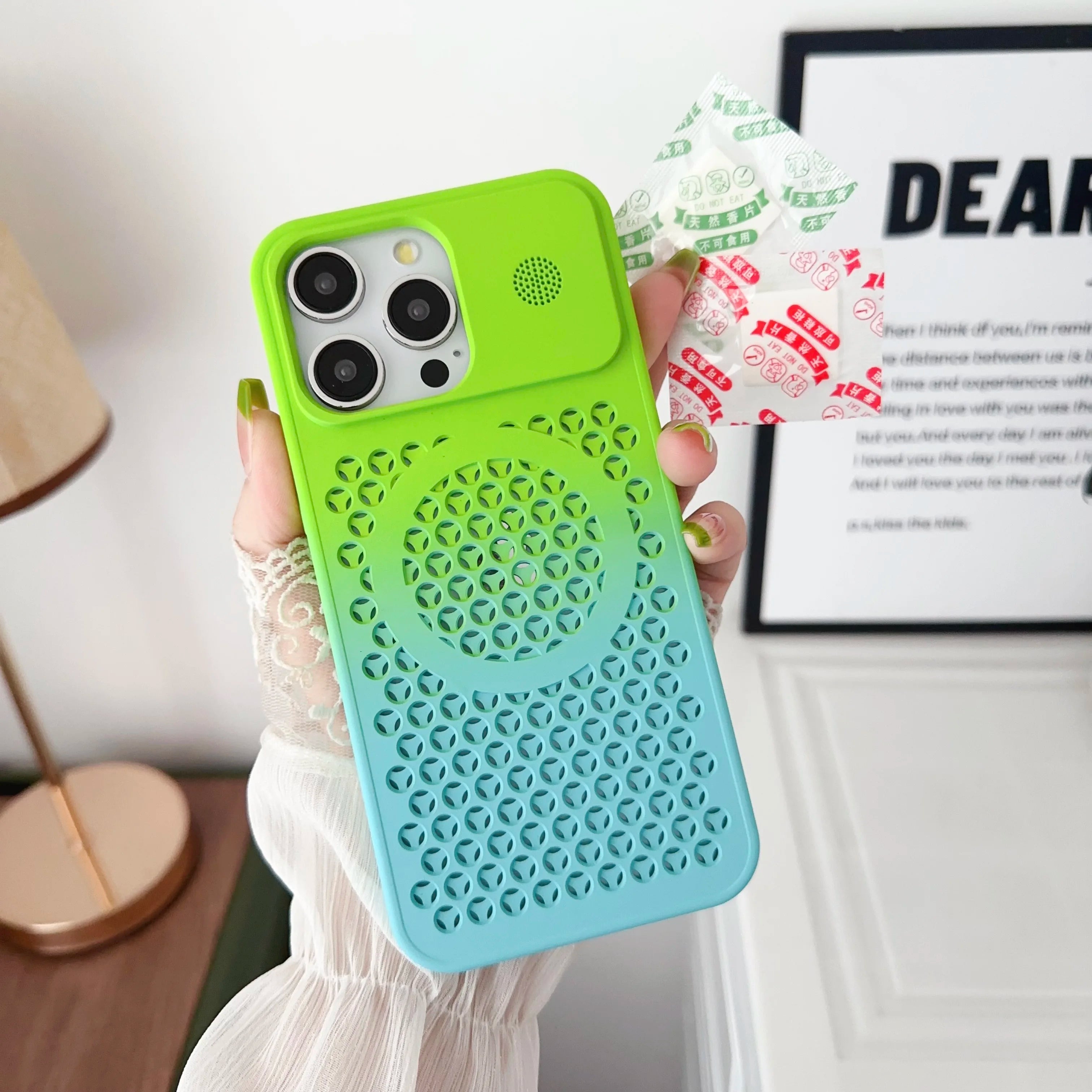 Colorful Heat Dissipation Soft Case For iPhone