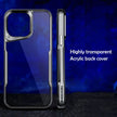Plating Soft Border Acrylic Case For iPhone