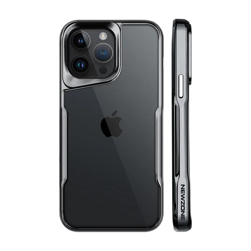Plating Soft Border Acrylic Case For iPhone