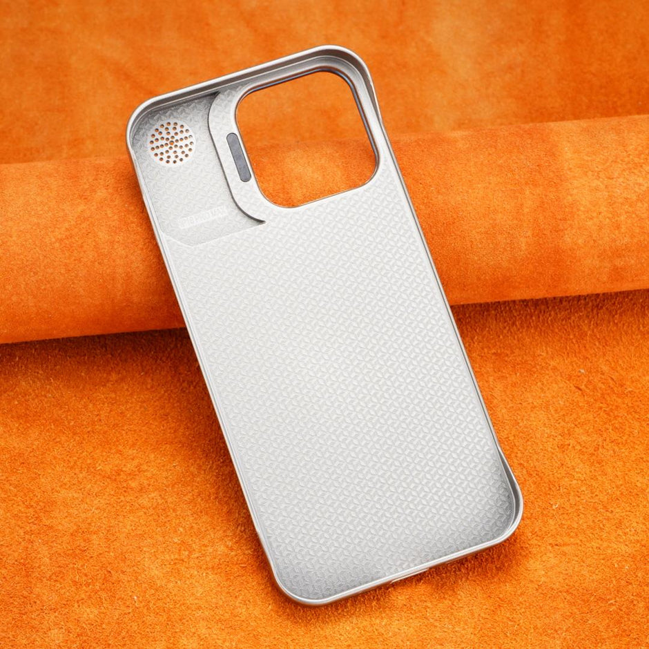 Paladin Case – Genuine Leather & Metallic Frame