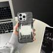 3D Pleated Hollow Tiger Tooth Matte Case For iPhone