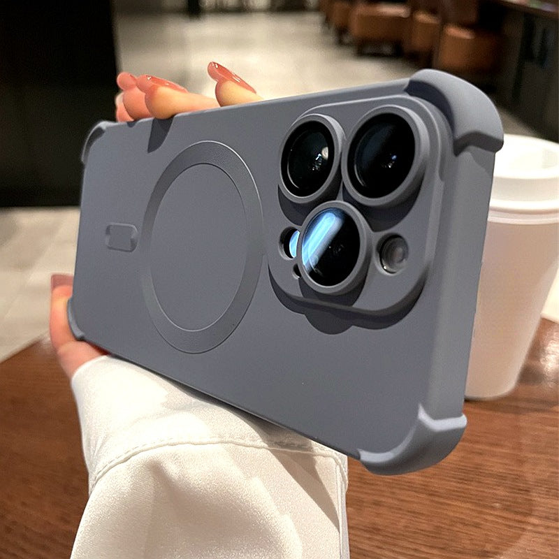 Liquid Silicone Anti-fall Soft Case for iPhone
