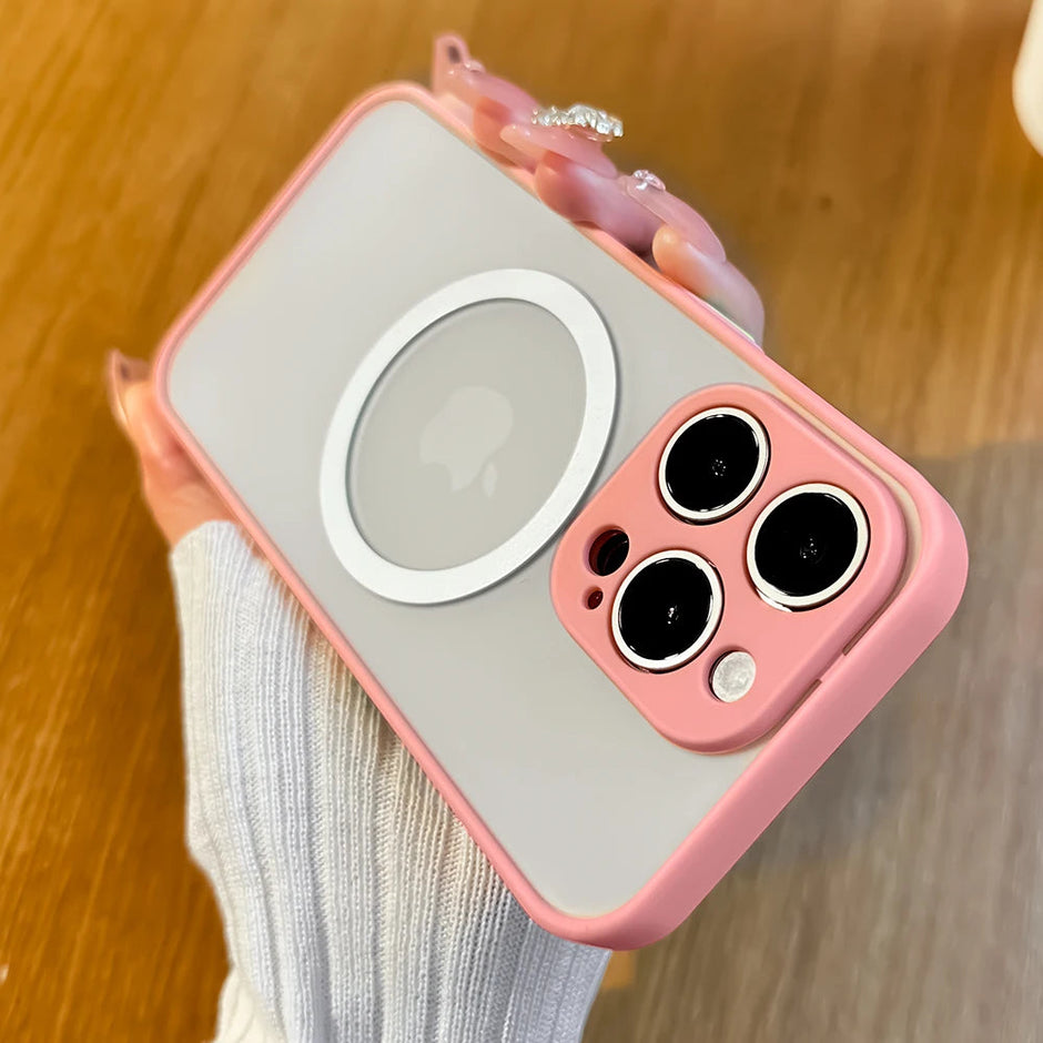 Coque mate translucide antichoc pour iPhone 