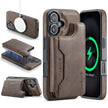 2 in 1 Magnetic Leather Wallet Case for iPhone