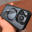 Lens Stand Transparent Case For iPhone