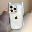 Cute Cat Ears Acrylic Clear Case for iPhone
