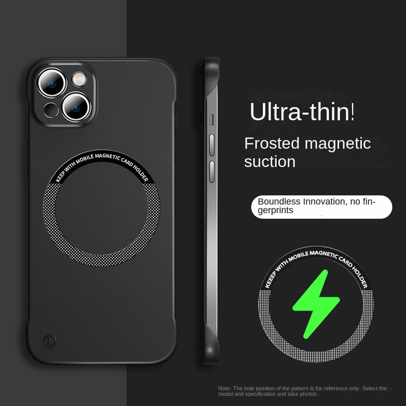 Magnetic Frameless Hard Case For iPhone