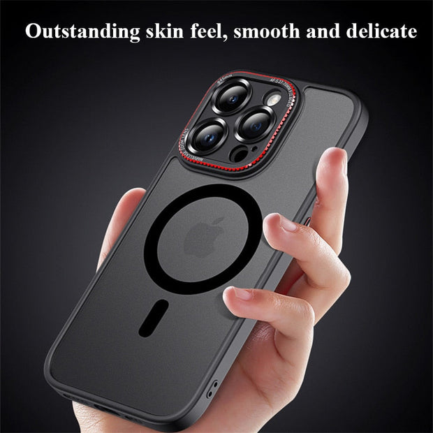 Matte Magnetic Clear Case For iPhone