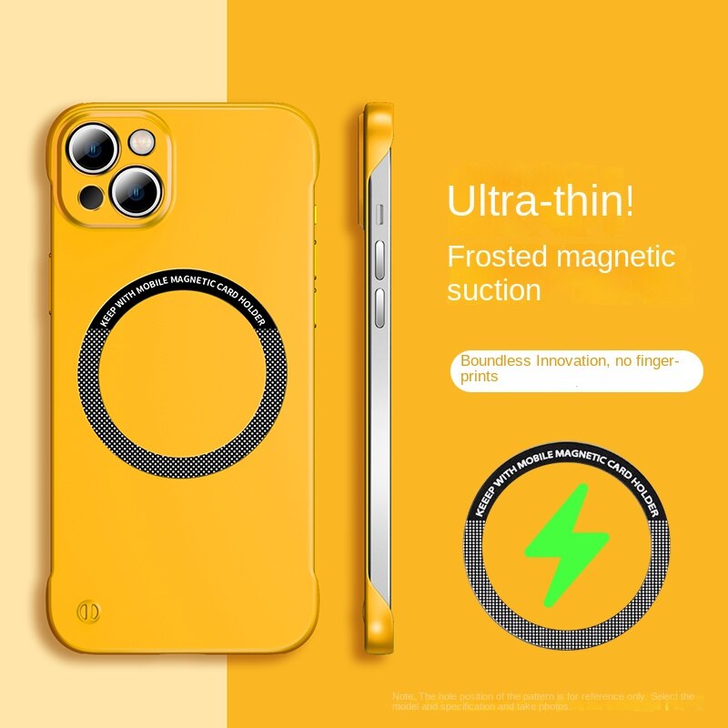 Magnetic Frameless Hard Case For iPhone