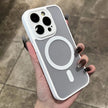 Étui de protection d'objectif mat translucide pour iPhone 