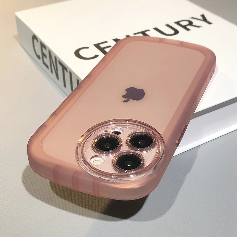 Circle Camera Protection Clear Case For iPhone