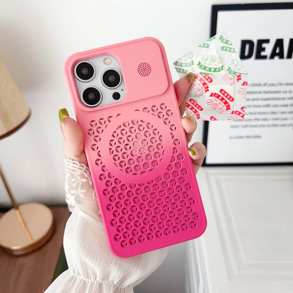 Colorful Heat Dissipation Soft Case For iPhone