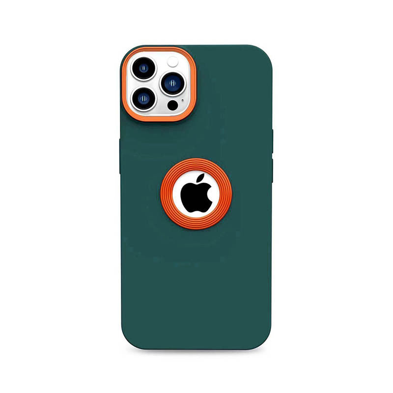 Coque en silicone givrée de couleur unie pour iPhone 