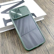 Camera Lens Slide Transparent Case For iPhone