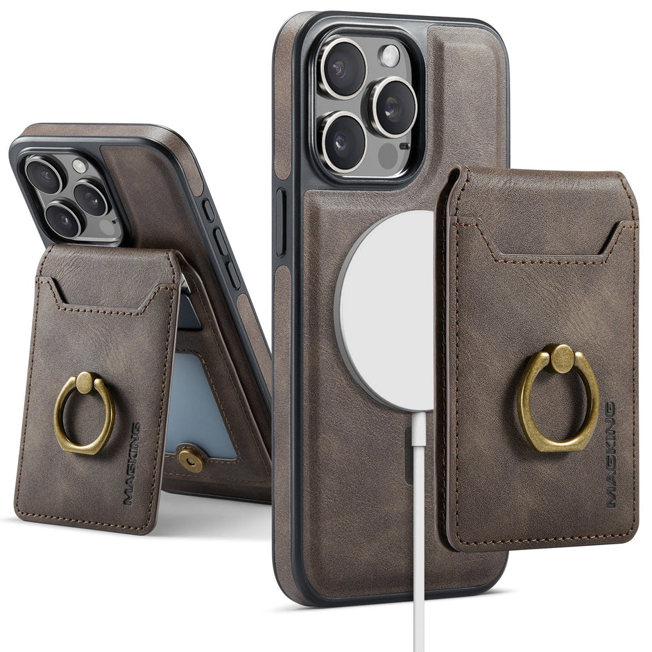 Detachable Magnetic Wallet Case for iPhone
