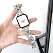 Diamond-encrusted Stainless Steel Band