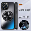 Ring Holder Hard Matte Case for iPhone