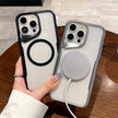 Coque transparente antichoc plaquée pour iPhone 