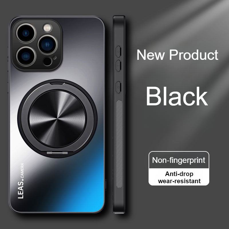 Ring Holder Hard Matte Case for iPhone