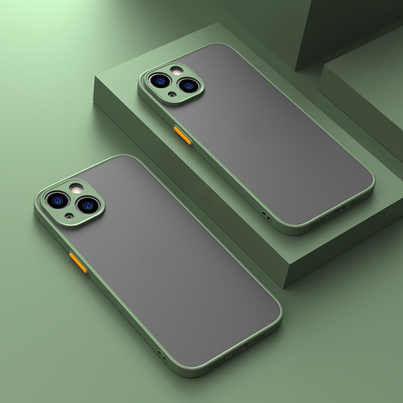 Shockproof Matte Hard Case For iPhone