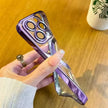 Transparent Plating Soft Case for iPhone