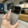 Étui transparent à paillettes pour iPhone 