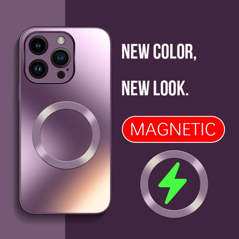 Coque de protection mate et givrée pour iPhone 