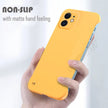 Ultra Thin Slim Hard PC Frameless Case For iPhone