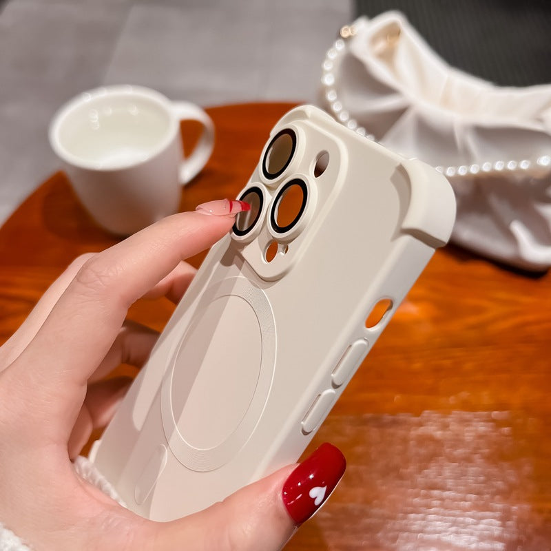 Liquid Silicone Anti-fall Soft Case for iPhone