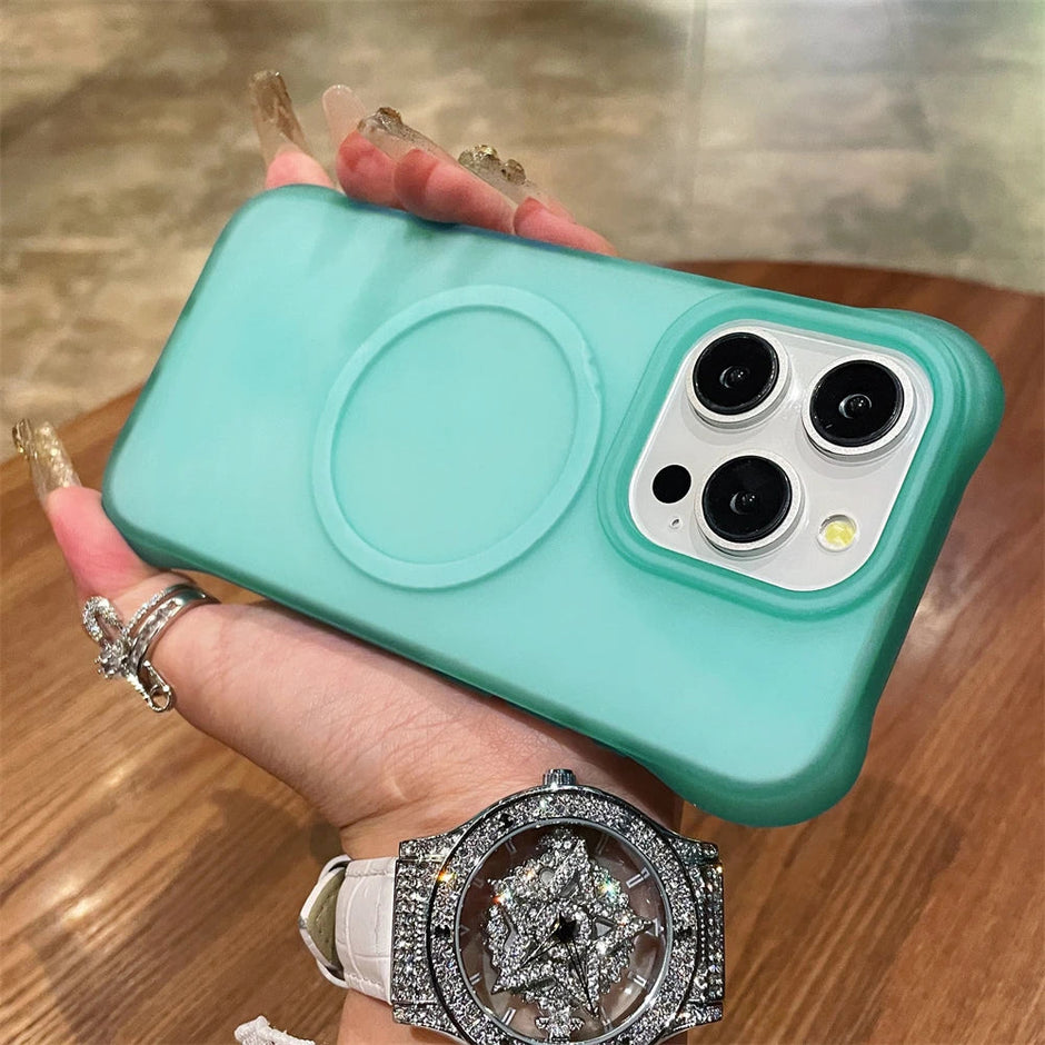 Coque souple transparente et mate pour iPhone 