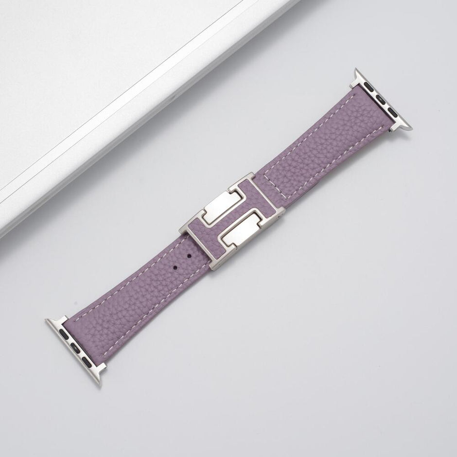 Leather Magnetic Buckle Strap for Apple Watch