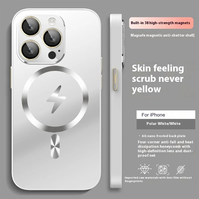AG Matte Lens Protect Hard Case For iPhone