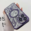 Coque de protection en silicone pour iPhone avec cadre plaqué 