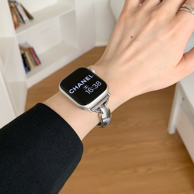 Simple Metal Bracelet For Apple Watch