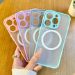 Coque mate translucide antichoc pour iPhone 