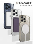 Coque transparente avec cadre plaqué pour iPhone 