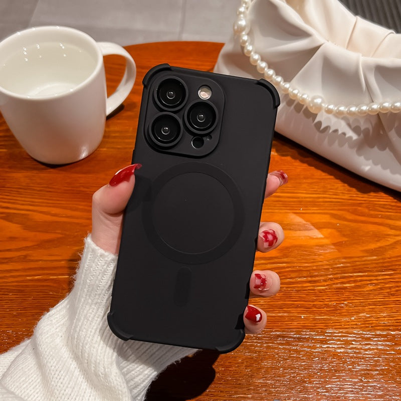 Liquid Silicone Anti-fall Soft Case for iPhone