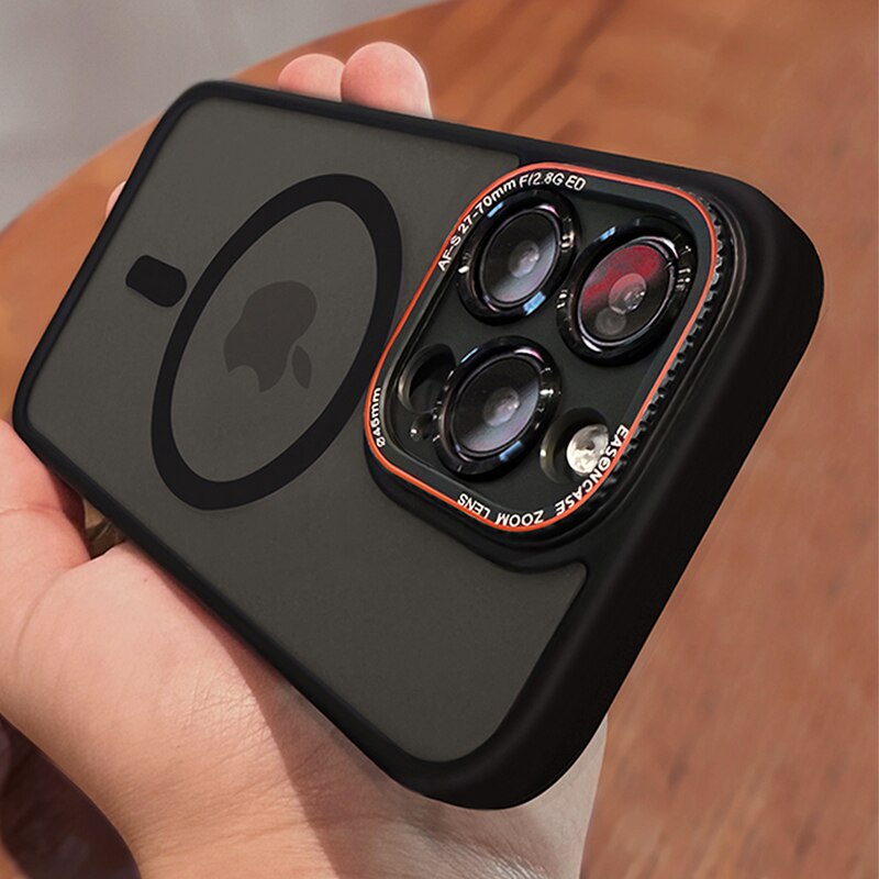 Matte Magnetic Clear Case For iPhone