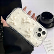 Cute 3D Bow Pearl Case For iPhone