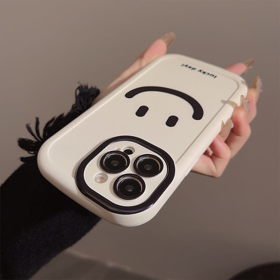 Coque en silicone Graffiti Smiley pour iPhone 