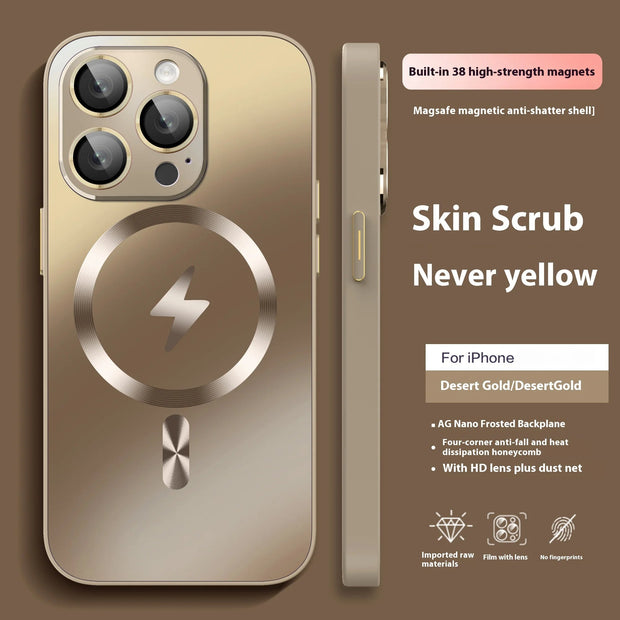 AG Matte Lens Protect Hard Case For iPhone