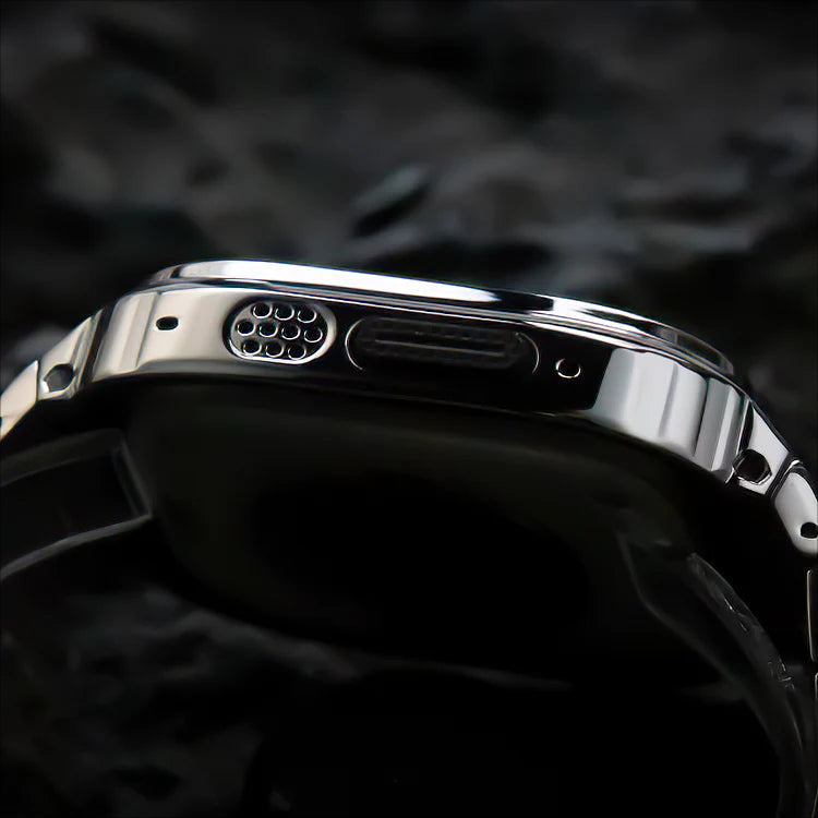 Stainless Steel Band With Case For Apple Watch