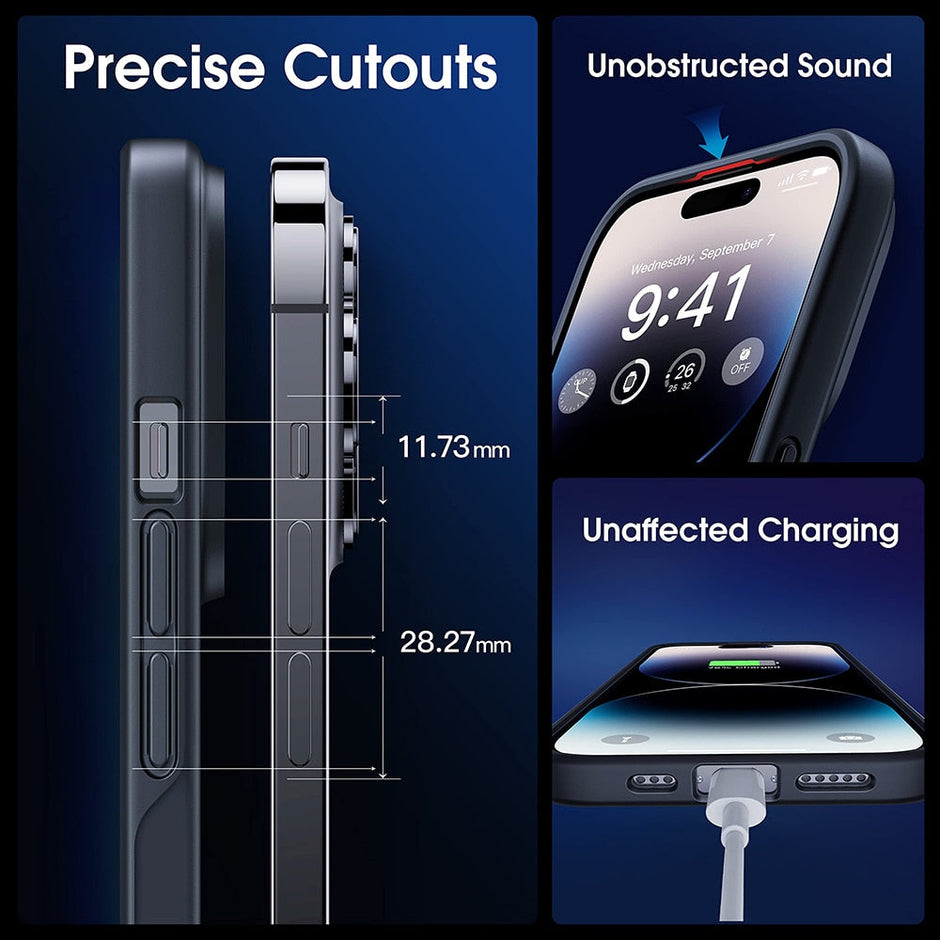 Matte Translucent Magnetic Case For iPhone