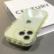 Étui souple transparent ondulé pour iPhone 